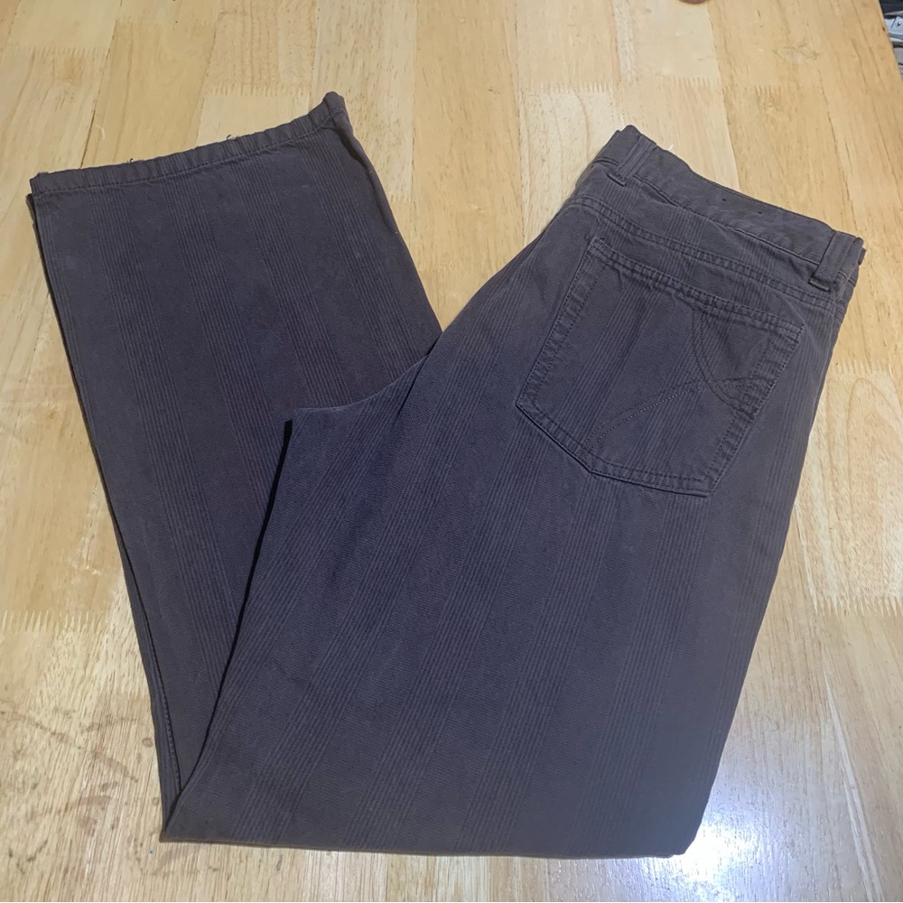 Carbon Jeans Men 32X32 Brown Slim Straight Leg Dark Wash Denim Cotton A-57